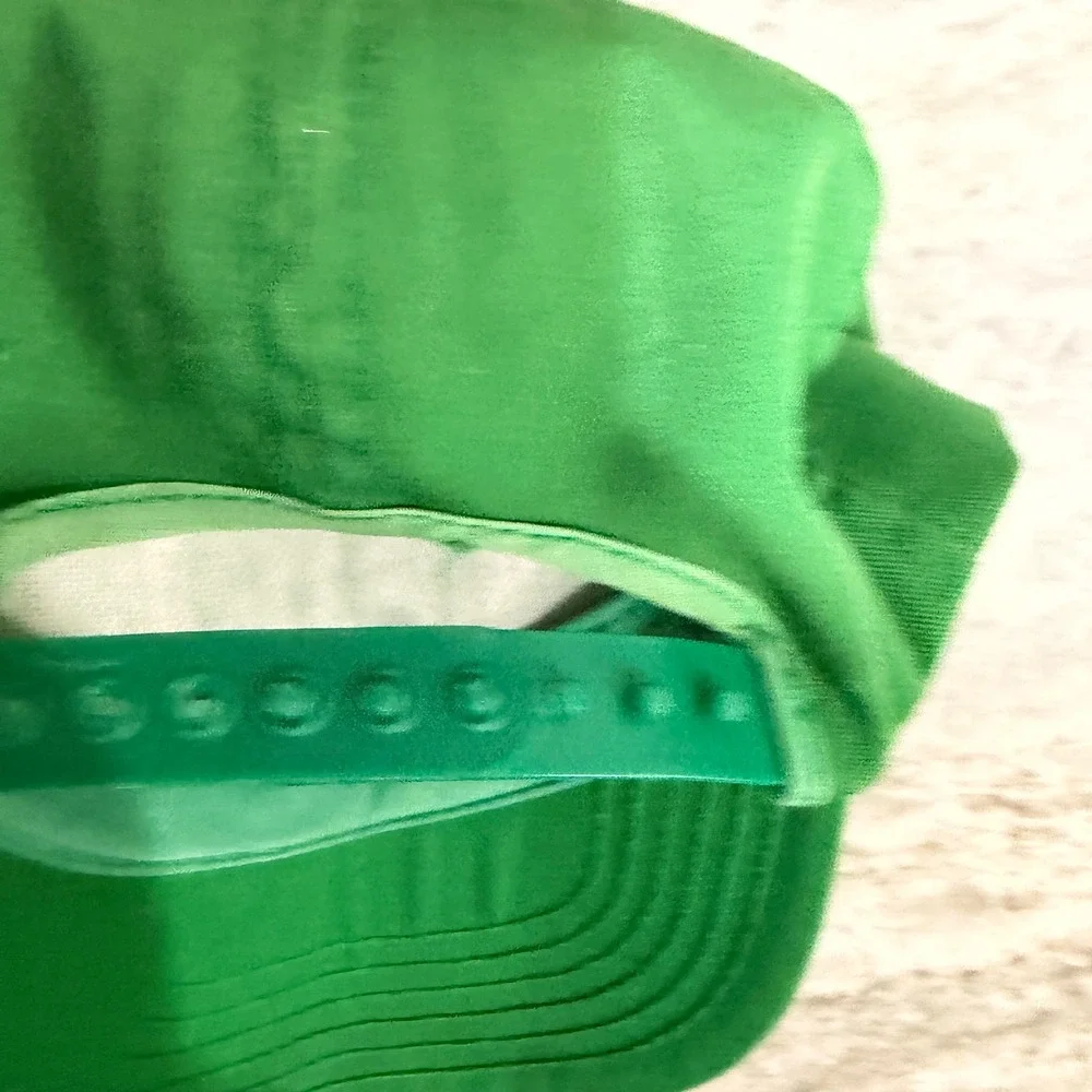 Vintage John Deere Green Snapback Trucker Hat Yellow Logo Patch Mens Cap
